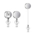 CRP02 Metal Retractable Pull Reel Holder