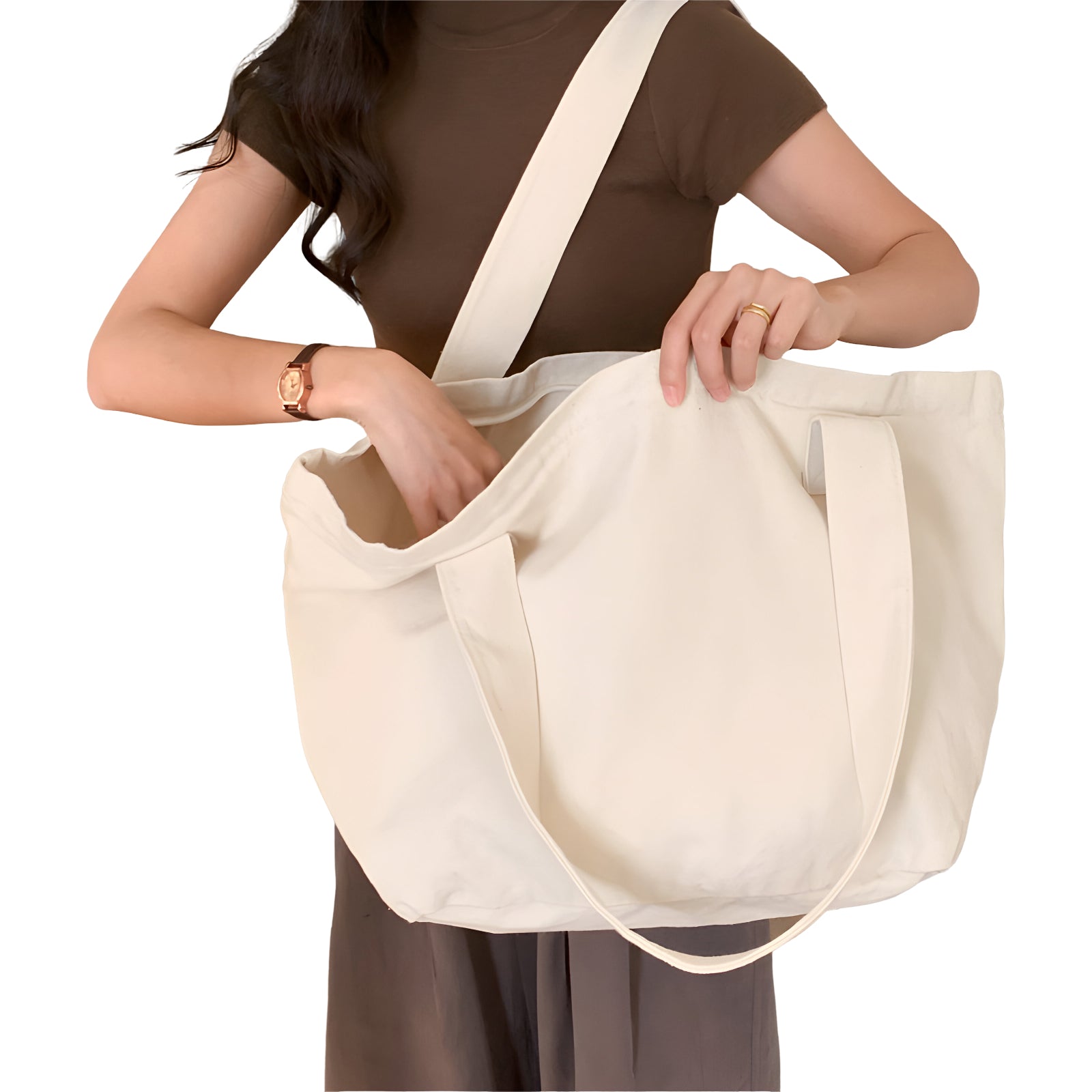 CCB07 Large Cotton Canvas Bag ♻️